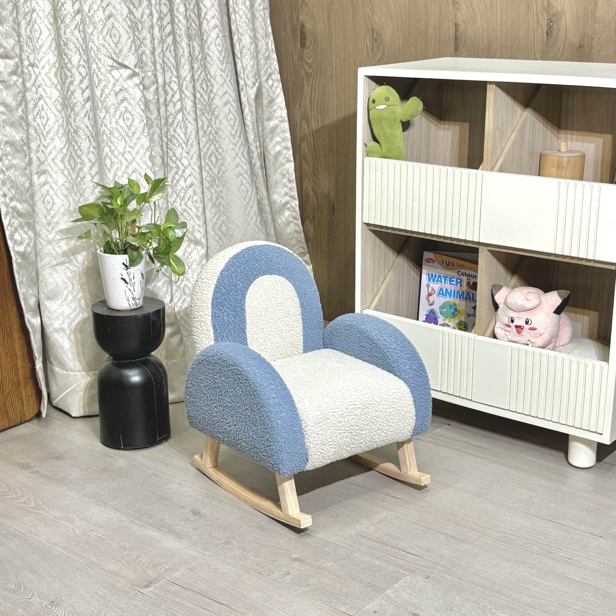 Kids’ Blue Rocking Chair