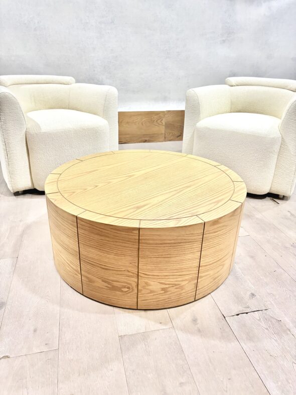 Round coffee table