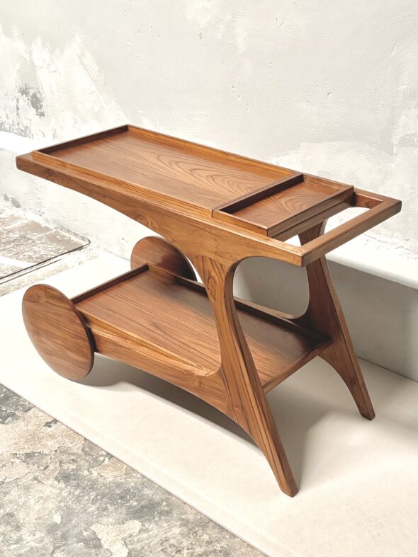 Teak Serving Cart