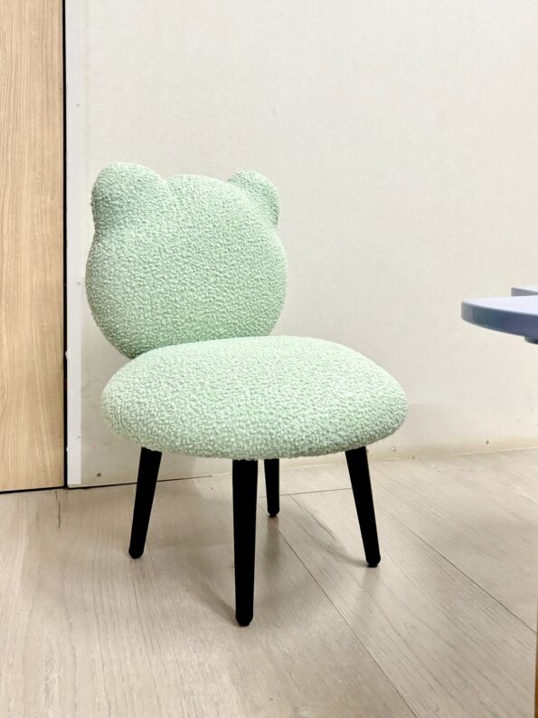 Bear Chair Zara Wooden Chair Kid's Bear Chair Blue Balcony