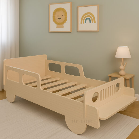 Kids car bed