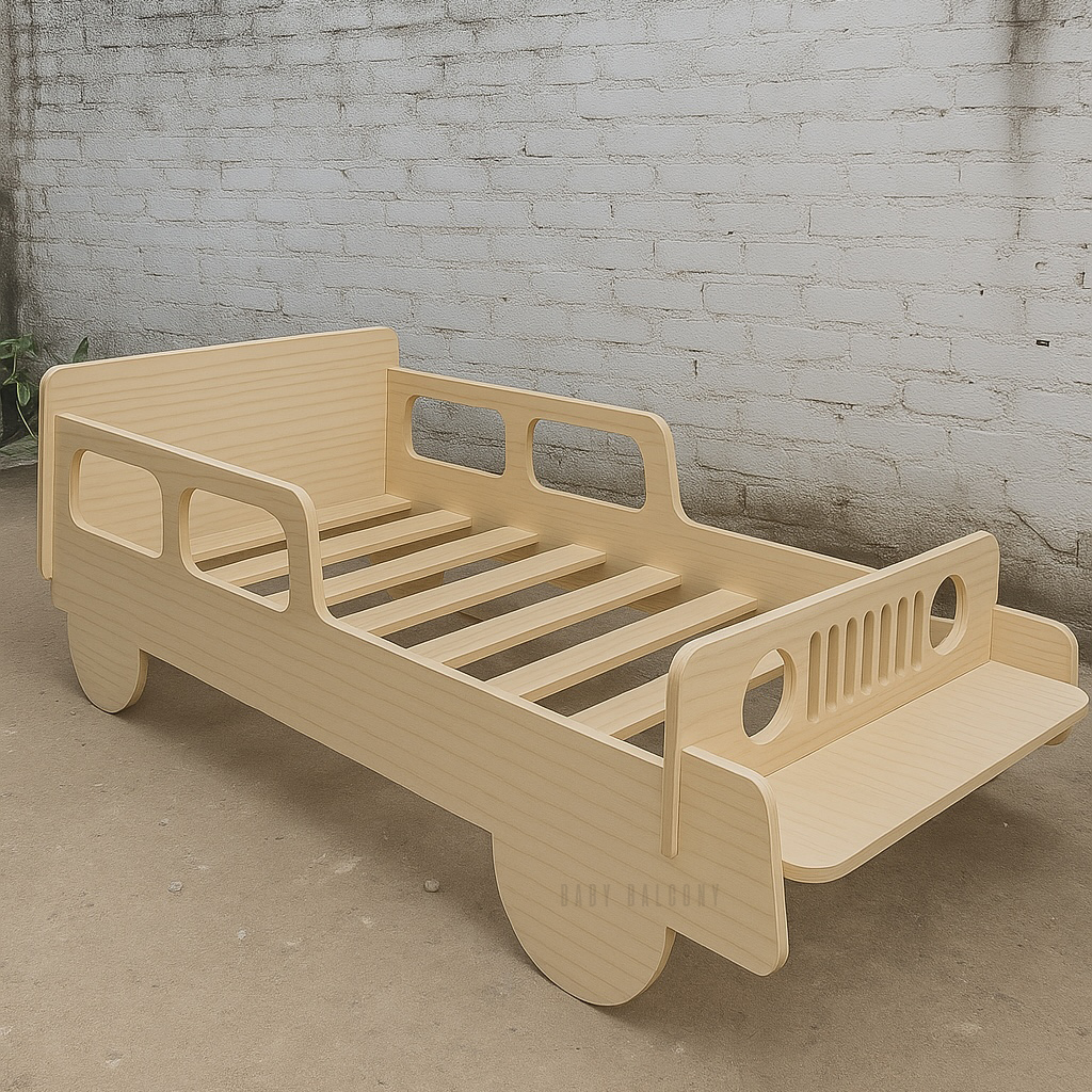 Kids car bed